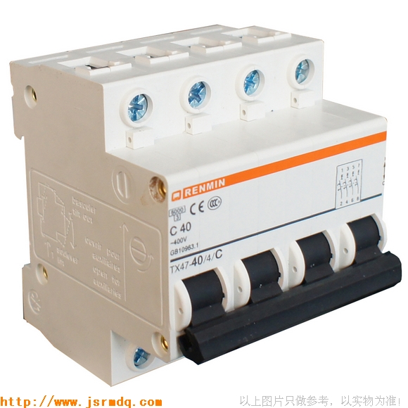 Small dc circuit breaker DZ47-63/4P ( TX47 )