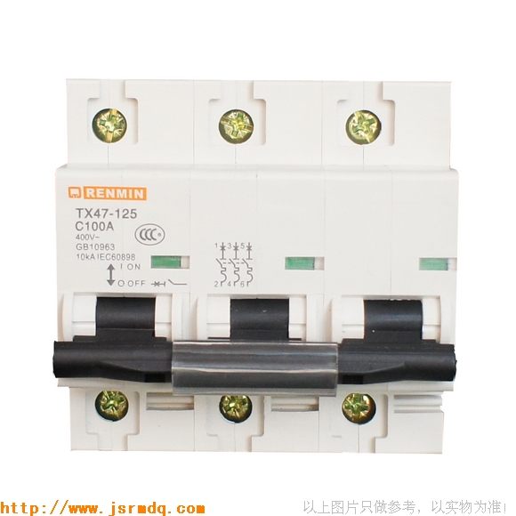 Small dc circuit breaker DZ47-100/3P