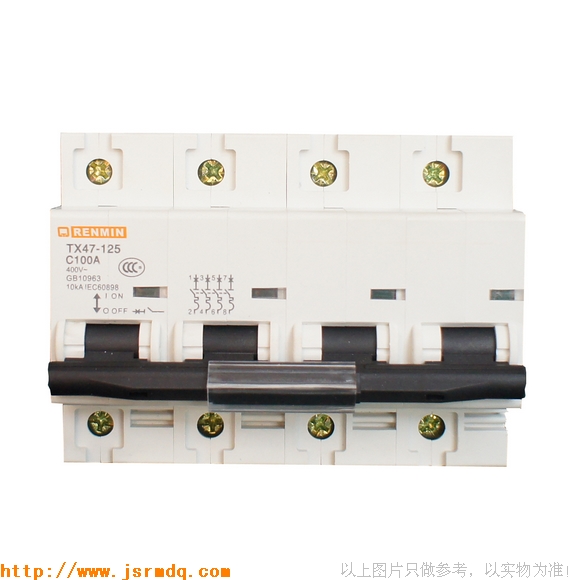 Small dc circuit breaker DZ47-100/4P